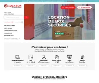 Locabox.fr(Garde Meuble et Location de Box en Self Stockage) Screenshot