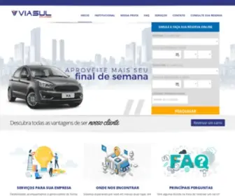 Locadoraviasul.com.br(Viasul Auto Locadora) Screenshot