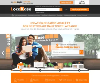 Locakase.fr(Location box de stockage en France) Screenshot