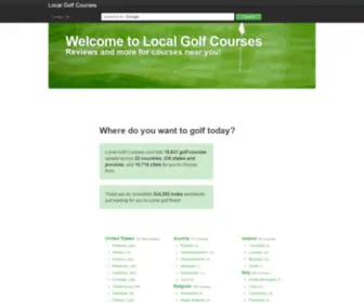 Local-Golf-Courses.com(Local Golf Courses) Screenshot