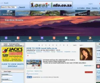 Local-Info.co.za(Garden Route Local Information) Screenshot