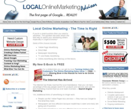 Local-Online-Marketing-Advisor.com(Local Online Marketing) Screenshot