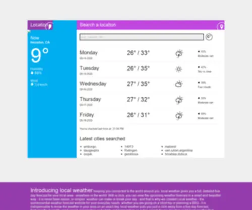 Local-Weather.org(Local Weather) Screenshot