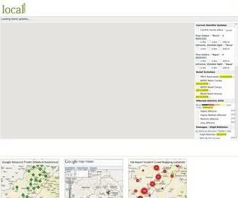 Local.com.pk(Provides relief support to floods in Pakistan 2010. The website) Screenshot