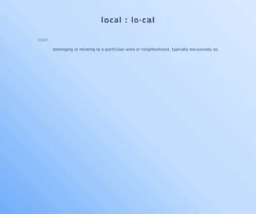 Local.dev(Local) Screenshot