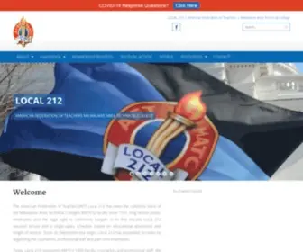 Local212.org(AFT Local 212) Screenshot