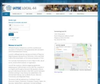 Local44.org(IATSE Local 44) Screenshot