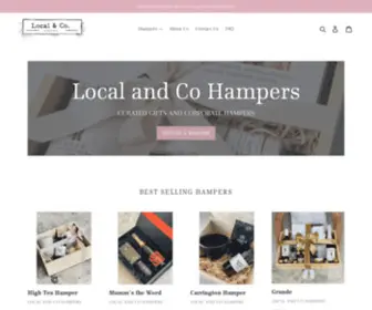 Localandcohampers.com.au(Unique and styled luxury gift hampers for any occasion. Our passion) Screenshot