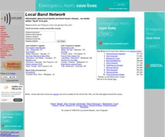 Localbandnetwork.com(Local Band Network) Screenshot