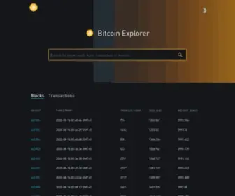Localbitcoinschain.com(Bitcoin Explorer) Screenshot