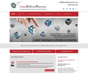 Localbizsalestraining.com(Internet Marketing SeminarSan Jose) Screenshot