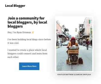 Localblogger.com(Local Blogger) Screenshot