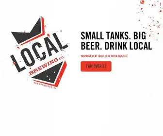 Localbrewingco.com(Local Brewing Co) Screenshot