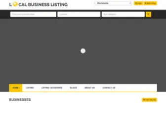 Localbusinesslisting.org(Find local businesses on online business directory. Local Business Listing) Screenshot