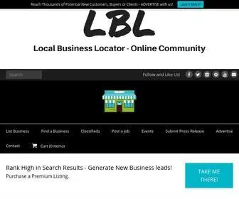 Localbusinesslocator.com(Find a local business) Screenshot