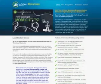 Localcitationservices.com(Local Citation Service) Screenshot