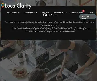 Localclarity.com(Review and Listing Management) Screenshot