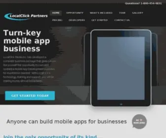 Localclickpartners.com(Mobile App Business Opportunity) Screenshot