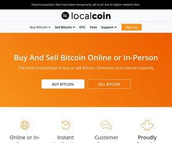 Localcoin.ca(Buy & Sell Bitcoin) Screenshot