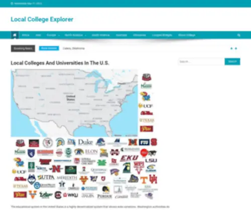 Localcollegeexplorer.com(Local College Explorer) Screenshot