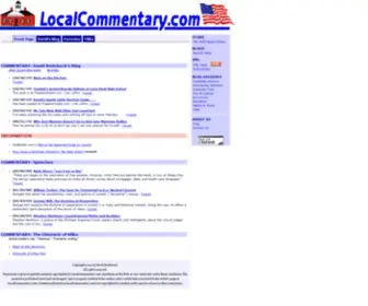 Localcommentary.com(Information and Commentary) Screenshot