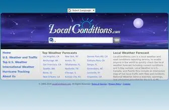 Localconditions.com(Local Weather with 5 Day Forecast and Road Conditions) Screenshot
