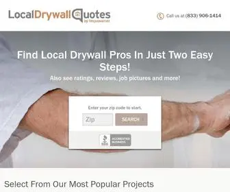 Localdrywallquotes.com(Find Drywall And Insulation Contractors) Screenshot