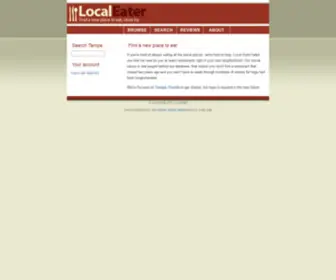 Localeater.com(Find a new place to eat) Screenshot