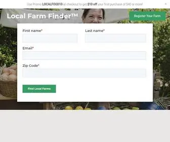 Localfarmfinder.com(Local Farm Finder) Screenshot