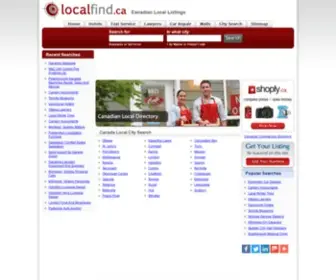 Localfind.ca(Canadian Local Business Directory) Screenshot