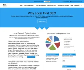 Localfirstseo.com(Local seo company) Screenshot