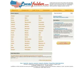 Localfolder.com(United States Directory) Screenshot