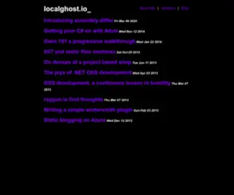 Localghost.io(localghost) Screenshot