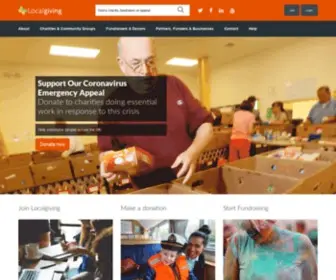 Localgiving.com(Localgiving) Screenshot