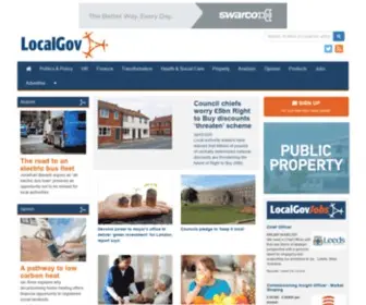 Localgov.co.uk(Your authority on UK local government) Screenshot
