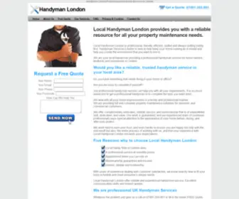 Localhandymanlondon.co.uk(Handyman London Professional Handyman Services in London) Screenshot