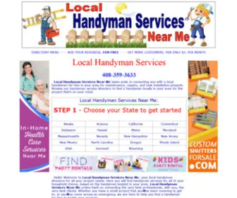 Localhandymanservicesnearme.com(Local Handyman Services Near Me) Screenshot