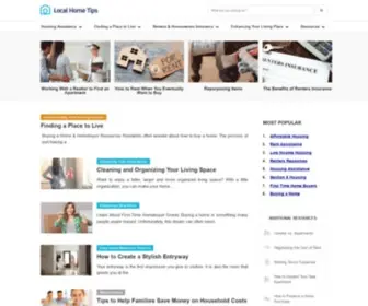 Localhometips.com(Housing-related topics and tips) Screenshot