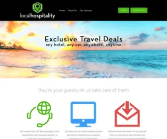 Localhospitality.com(Local Travel Deals) Screenshot