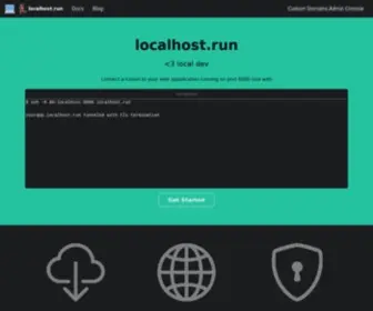 Localhost.run(Localhost) Screenshot