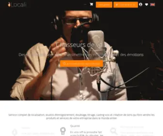 Locali.fr(Chasseur de voix off) Screenshot