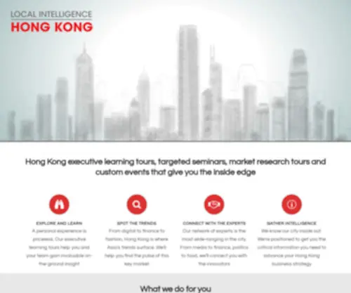 Localintelligencehk.com(Hong Kong Executive Learning Tours and Market Research Tours) Screenshot