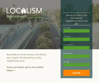 Localism.com(Localism) Screenshot