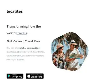 Localites.co(Transforming how the world travels) Screenshot