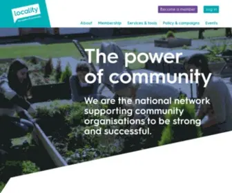 Locality.org.uk(Community ownership) Screenshot