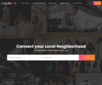 Localizaar.com(A Business Listing Website) Screenshot