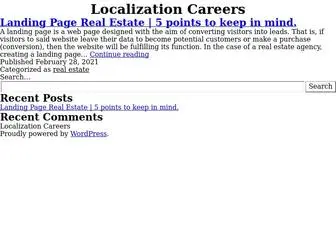 Localizationcareers.net(Localization Careers) Screenshot