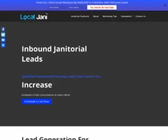 Localjani.com(Inbound Janitorial Leads) Screenshot