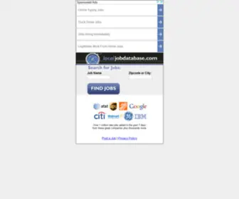 Localjobdatabase.com(Search 1) Screenshot