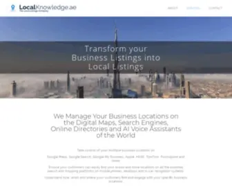 Localknowledge.ae(Local Knowledge) Screenshot